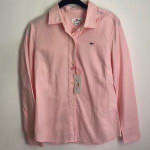 Women's Pink Vineyard Vines Button-down